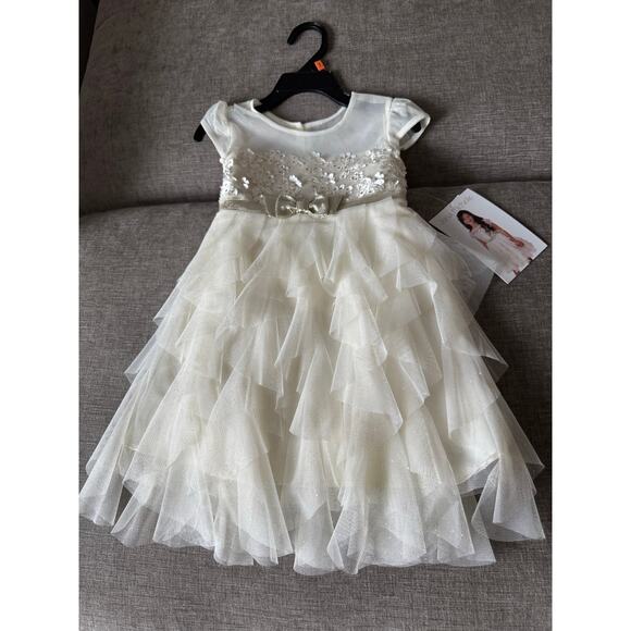 New with Tags Toddler Girl Dress 2T NWT Special Occasion Birthday Christmas - Picture 1 of 2